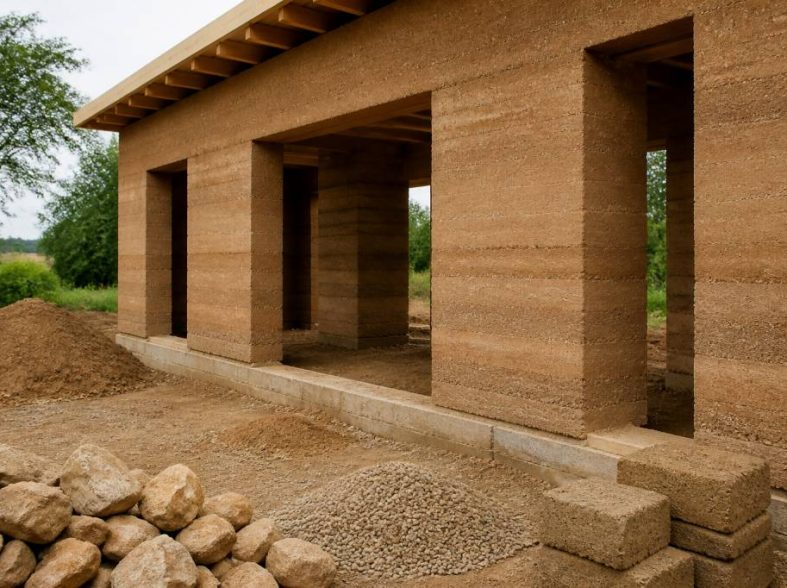 Les matériaux géosourcés dans la construction : terre, pierre et ressources locales pour bâtir durablement