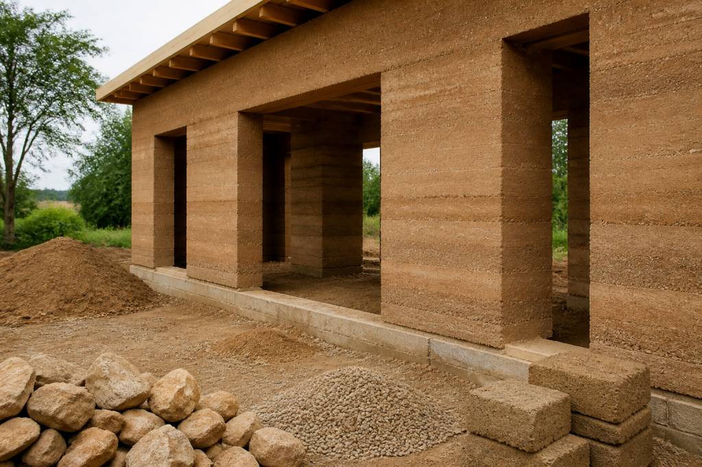 Les matériaux géosourcés dans la construction : terre, pierre et ressources locales pour bâtir durablement